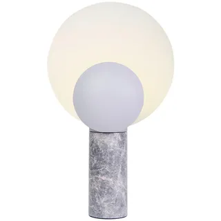 Nordlux Tischleuchte , Grau, Weiß , Metall, Stein , 49 cm , Lampen & Leuchten, Innenbeleuchtung, Tischlampen, Tischlampen