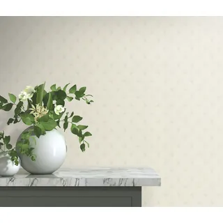 Vliestapete ERISMANN "Vliestapete ANTOINETTE", beige (creme), B:0,53m H:0,09m L:10,05m, Vlies, Tapeten, Vliestapete, Phthalate frei