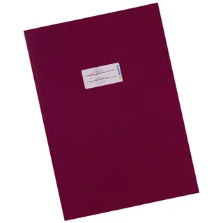 Herma Heftumschlag weinrot