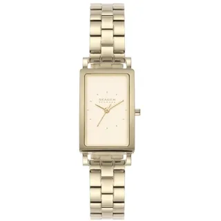 Skagen Hagen Damenuhr, Quarz-Dreizeigerwerk mit Edelstahl- oder Lederarmband