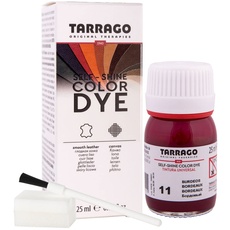 Tarrago Lederfarbe Color für Naturleder, Synthetik und Textil | Lederfärbemittel 25 ml | Farbstoff für Schuhe ((11) Burgundy)