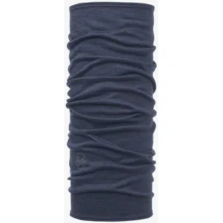 Buff Merino Lightweight Multifunktionstuch Kinder SOLID DENIM, Blau