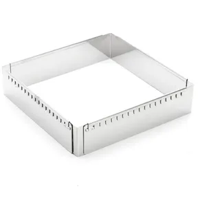 De Buyer Patisserie Rahmen Edels. einst 20-37 cm quadrat.