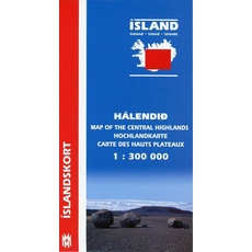 Island 1 : 300 000. Hochlandkarte
