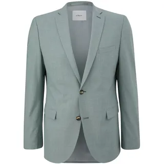 s.Oliver Herren Sakko – Slim Fit, Webstruktur, voll gefüttert