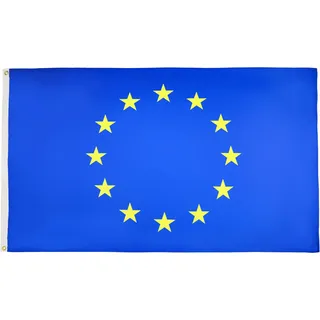 AZ FLAG Flagge Europäische Union 90x60 cm Europa Polyester 100D 2 Ösen
