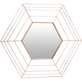 Kayoom Wandspiegel Kupfer Glas, 79.5x69x1.5 cm