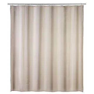 Wenko Duschvorhang Uni 180 x 200 cm beige
