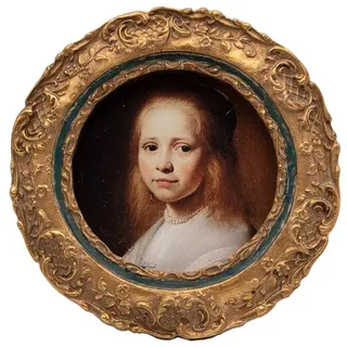 sylvia's shop Bilderrahmen Vintage gold/bronze 7,6x7,6 cm 2er Set