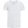 Basic V-neck Tee weiß XXL