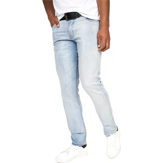 Crosshatch - "Cadman" Jeans für Herren BG383 (32R) (Helle Waschung) - Blau