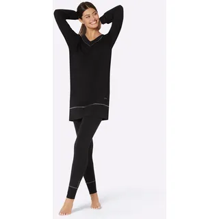 feel good Hausanzug, schwarz