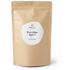 Potluck | Refill Porridge Spice | Gewürzmischung im Refillpack | 100g | Vegan, glutenfrei und mit natürlichen Inhaltsstoffen