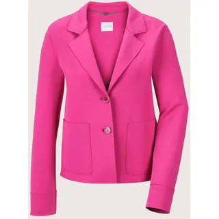 MADELEINE Outdoorjacke "Kurzblazer Trendiger Blazer mit grafischem Muster", pink