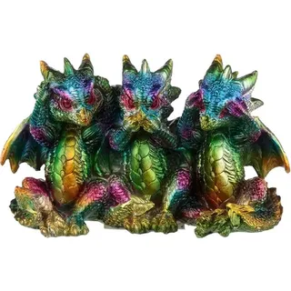 Regenbogen Drache Metallic hören still still