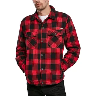 Brandit Textil Brandit Lumber Hemdjacke schwarz/rot, Größe XL