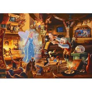 Schmidt Spiele Thomas Kinkade Disney Geppetto's Pinocchio 1000 Teile Puzzle