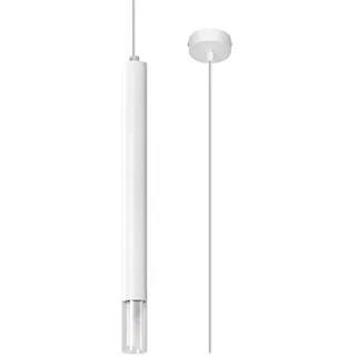 Sollux Pendelleuchte – Pendelleuchte Esstisch – Hängeleuchten & Pendelleuchten – Deckenlampe Hängend – Glühbirne Nicht im Lieferumfang Enthalten – WEZYR 1 Weiß - G9-Fassung