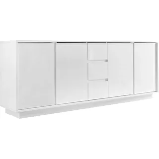 Home Affaire Sideboard 210 x 79 x 43 cm Weiß Hochglanz