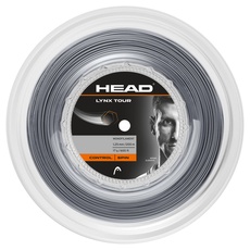 HEAD Unisex-Adult Lynx Tour Rolle Tennis-Saite, Grau, 1.20 mm / 18 g