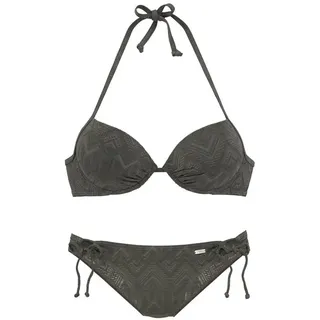 Buffalo Push-Up-Bikini Damen Grün 34 Cup C