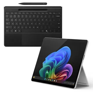 Microsoft Surface Pro 11 16 GB RAM 512 GB Snapdragon X Elite platin + Keyboard 