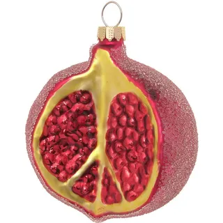 Krebs Glas Lauscha Weihnachtsornament »Granatapfel, 1-tlg. 6cm