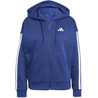 adidas Fleece Hoodie Dark Blue/White L