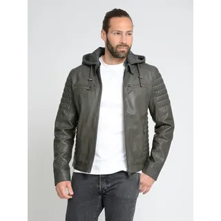 Maze Lederjacke 42021310 grau 3XL