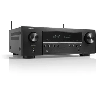 Denon AVR-S660H 5.2-Kanal AV-Receiver, Dolby Surround Sound, 6 HDMI Eingänge Und 1 Ausgang, 8K HDMI, Bluetooth, WLAN, AirPlay 2, HEOS Multiroom, Alexa Kompatibel, Schwarz