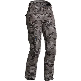 Lindstrands Zion Camo, Textilhose wasserdicht - Schwarz/Dunkelgrau/Grau - 54