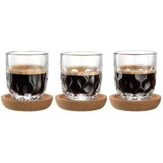 LEONARDO Espresso-Set Espressoglas 0,06 l 3-tlg.