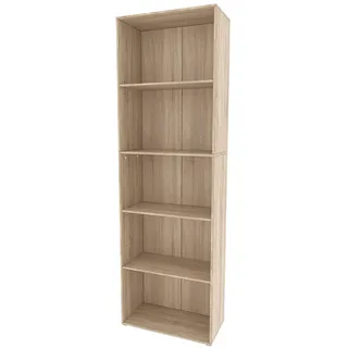 Vicco Bücherregal Bob 60 x 30,4 x 190 cm Braun