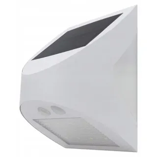 Weiße, solarbetriebene Fassadenleuchte, 3W, 4000K, Modell SOE-9, Artikelnummer EC61027, Eco Light