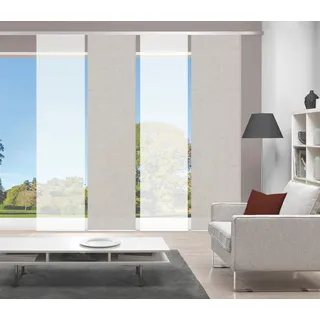 Vision S Schiebegardine »PIVE 4er SET« Paneelwagen 4 Stk. tlg. Schiebevorhang Digidruck 4er Set PIVE, grau