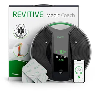 REVITIVE EMS-Fußmassage-Gerät »Medic Coach Durchblutungs-Stimulator« Effektive Knieschmerztherapie und bessere Durchblutung, grün