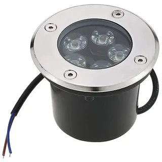 WZYDYDY 5W AußEn-Bodeneinbauleuchten, Led-Bodeneinbaustrahler Garten-Einbauleuchten Wasserdicht Gemäß IP67 (Kaltweißes Licht)