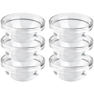 Luminarc Schüssel 7,5 cm 6-er Set, EMPILABLE Transparent