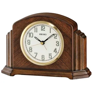 Seiko Tischuhr braun Holz QXE043B