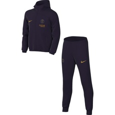 Nike Unisex Kinder Top Psg Lk Nk Df Strk Hd Trksuit K, Blackened Blue/Blackened Blue/Gold, DX3564-499, M