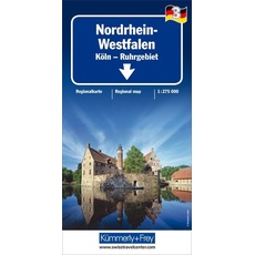 KuF Deutschland Regionalkarte 03 Nordrhein-Westfalen 1 : 275 000