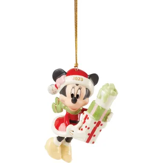 Lenox Minnie's 2023 Weihnachts-Hängeschmuck, Porzellan, Blau