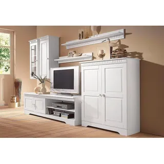 Home Affaire Wohnwand Set, 4 Stk. tlg., weiß,