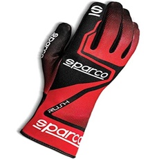 Sparco RUSH 2020 HANDSCHUHE GRÖSSE 11 GRAU/FL rot / schwarz