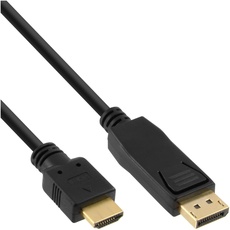 Bild von DisplayPort zu HDMI Konverter Kabel, schwarz,