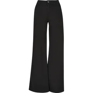 URBAN CLASSICS Chinohose Wide Leg Schwarz 30