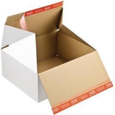 Colompac, Versandkarton + Versandbox, Versandkarton Premium Innenmaße: 38,9 x 16 x 32,4 cm (B x H x Werkstoff: Wellpappe (39.5 x 16.5 x 33 cm, 1 x)