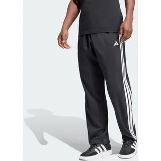 adidas Essentials 3-Streifen Stanford Lite Woven Tapered Open Hem Sporthose Schwarz/Weiß L