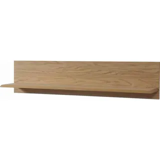 Novel Wandboard , Eichefarben , Holz , Eiche , furniert , 110x25x25 cm , Wohnzimmer, Regale, Wandboards