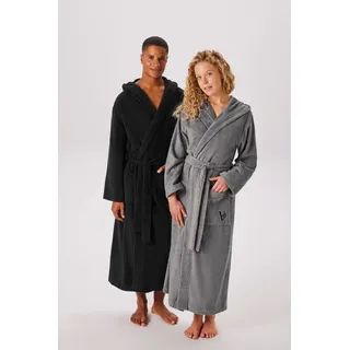 Bruno Banani Unisex-Bademantel »Robby, ideal für Sauna & Spa, Standardlänge & Überlänge« 1 Stk. Damen & Herren Bademäntel, Baumwolle, mit Taschen, Sauna, XS-3XL